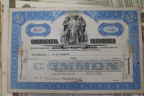 Eleven Chinese Government share certificates, Republic period